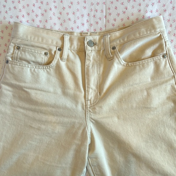 J. Crew Slouchy Boyfriend Jean in Ecru - Picture 3 of 5